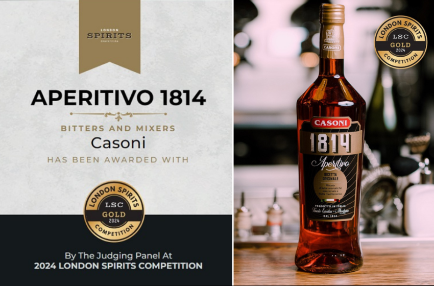  Casoni Aperitivo 1814 conquista la medaglia d’oro alla London Spirits Competition