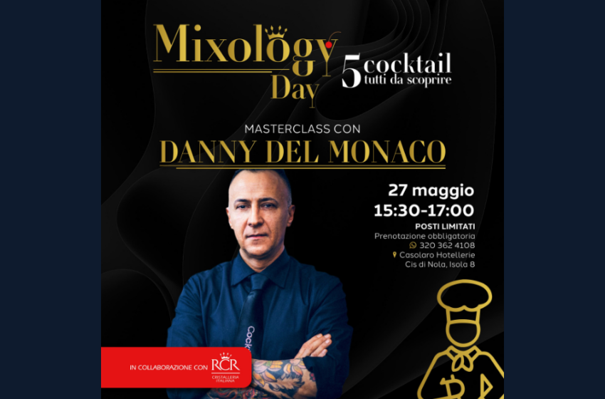  Casolaro Hotellerie: “Mixology Day” fa tappa a Napoli con il bartender Danny Del Monaco